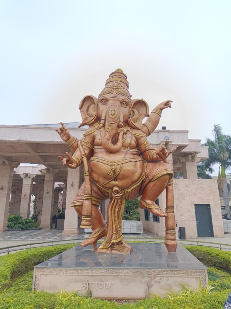 Giant Lord Ganesha statue at Mahakal Lok corridor, Ujjain
