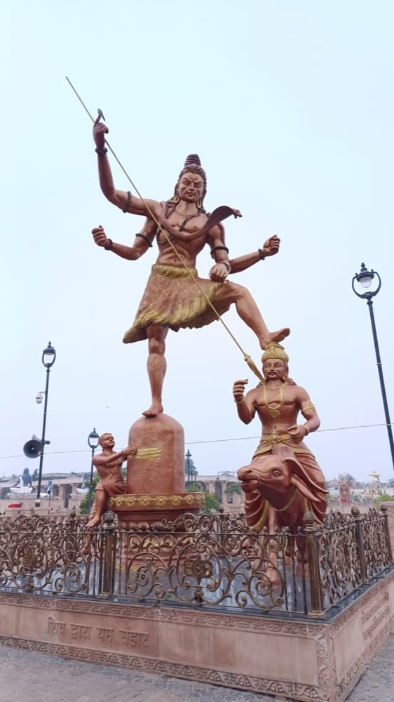 Shiva Tandava dance statue at Mahakal Lok, Ujjain